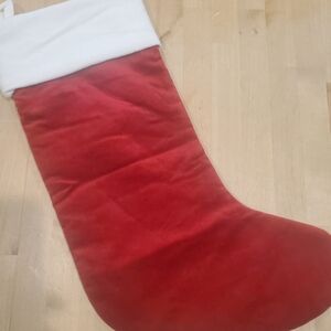 Pottery Barn Classic Velvet Stocking